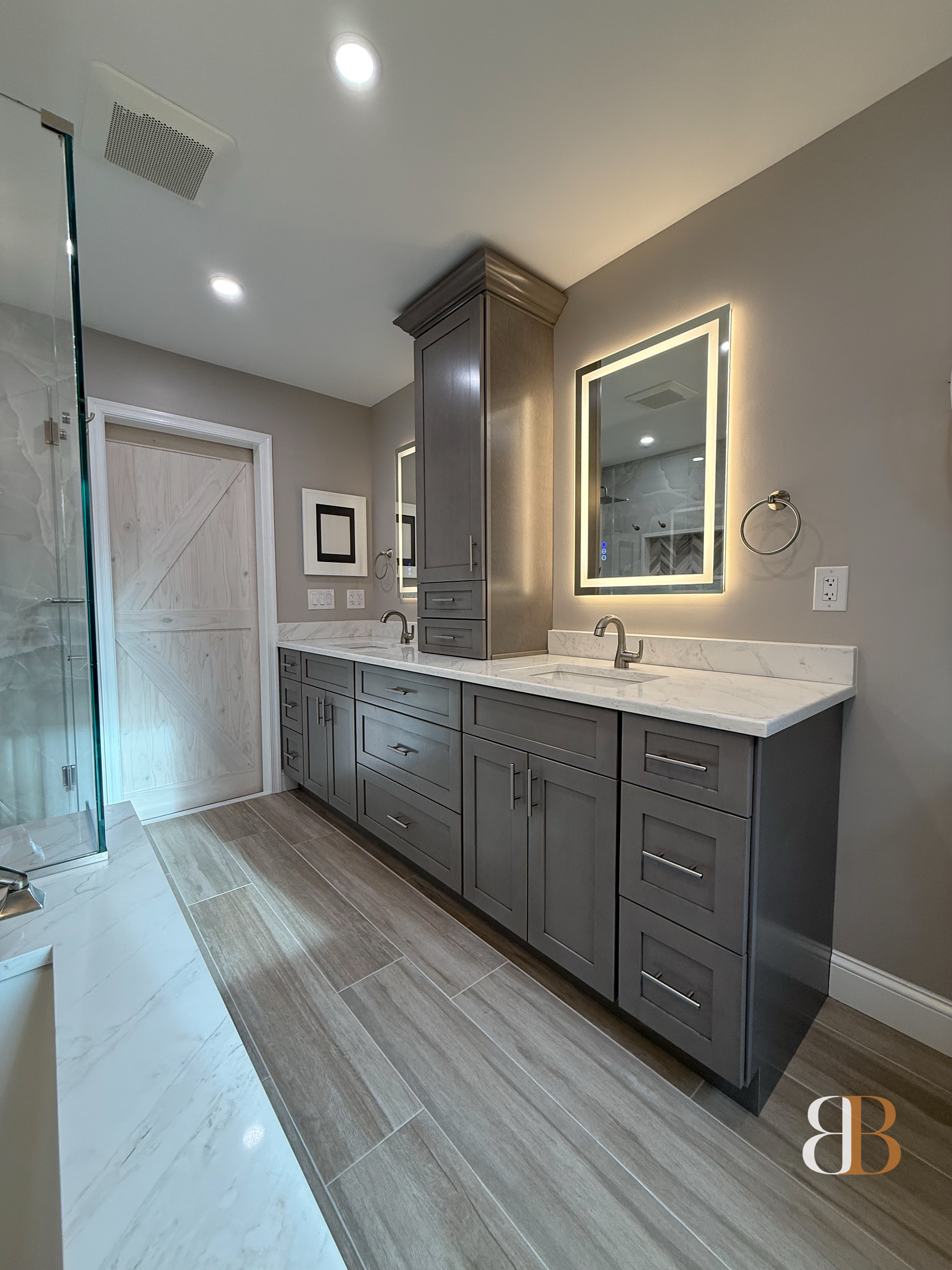 Contemporary bathroom remodel in Lower Gwynedd by B&B Associates Creations — photo 8
